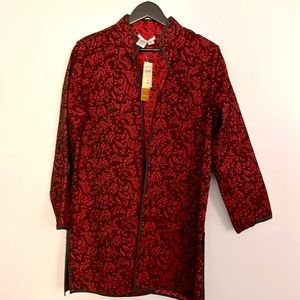 NWT Gorgeous Coldwater Creek Reversible Jacket/ Duster.